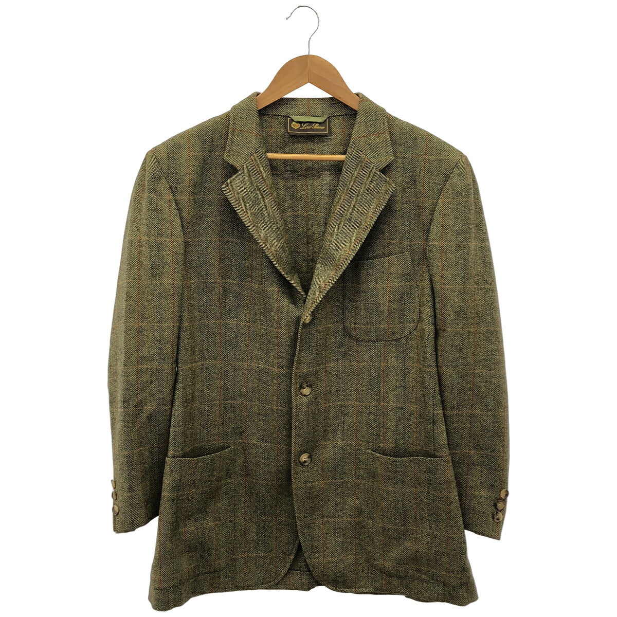Loro Piana Wool Cashmere Check 3B Blazer Size 50