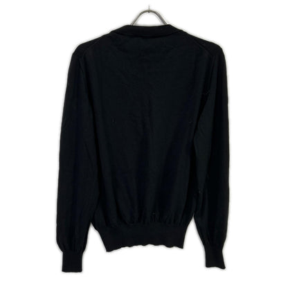 LOUIS VUITTON 19AW Black Patch Design Knit Size M
