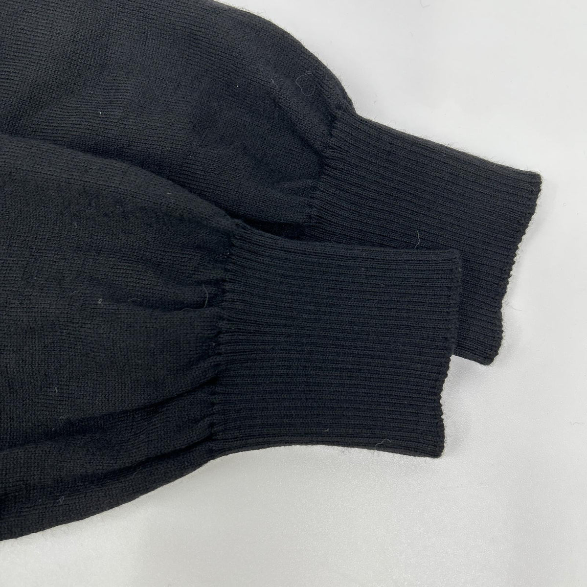 LOUIS VUITTON 19AW Black Patch Design Knit Size M
