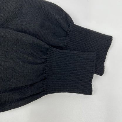LOUIS VUITTON 19AW Black Patch Design Knit Size M