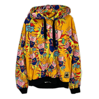 DOLCE&GABBANA Yellow Majolica Pattern Hoodie Size 52