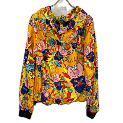 DOLCE&GABBANA Yellow Majolica Pattern Hoodie Size 52
