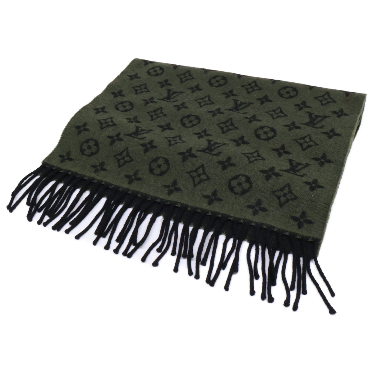 LOUIS VUITTON M76237 Monogram Gradient Wool/Cashmere Scarf