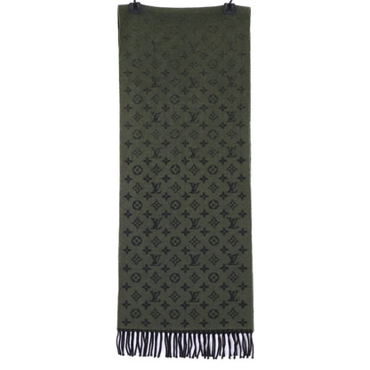 LOUIS VUITTON M76237 Monogram Gradient Wool/Cashmere Scarf
