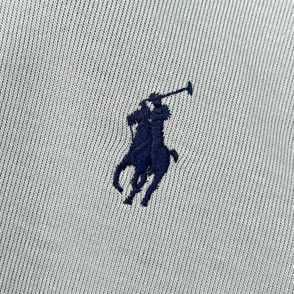 POLObyRalphLauren Light Blue Polyester Zip-Up Hoodie Jacket Size S