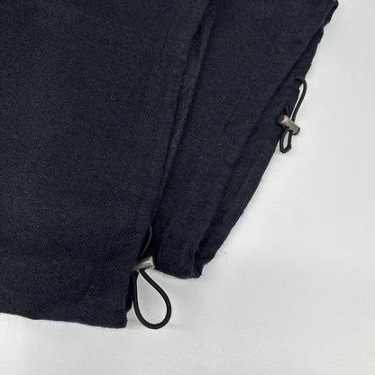MANDO Navy Linen Wool Belted Pants Size 3