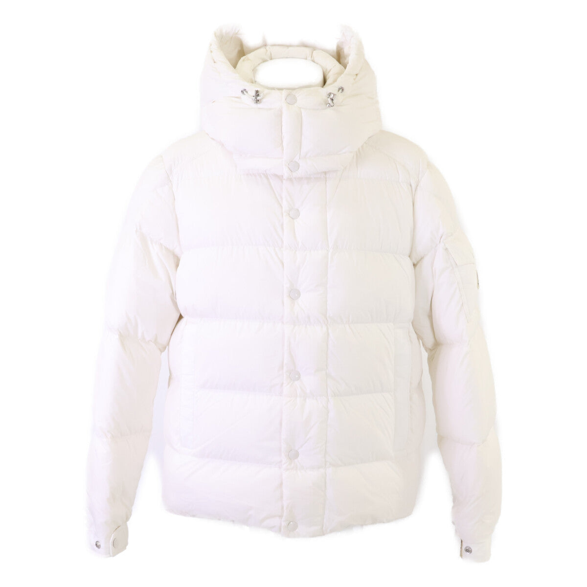 MONCLER 25 Maya70 Hooded Down Jacket White Size 2