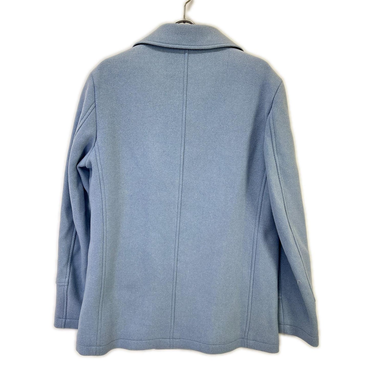 CAMPLIN Blue Double-breasted Wool P-Coat