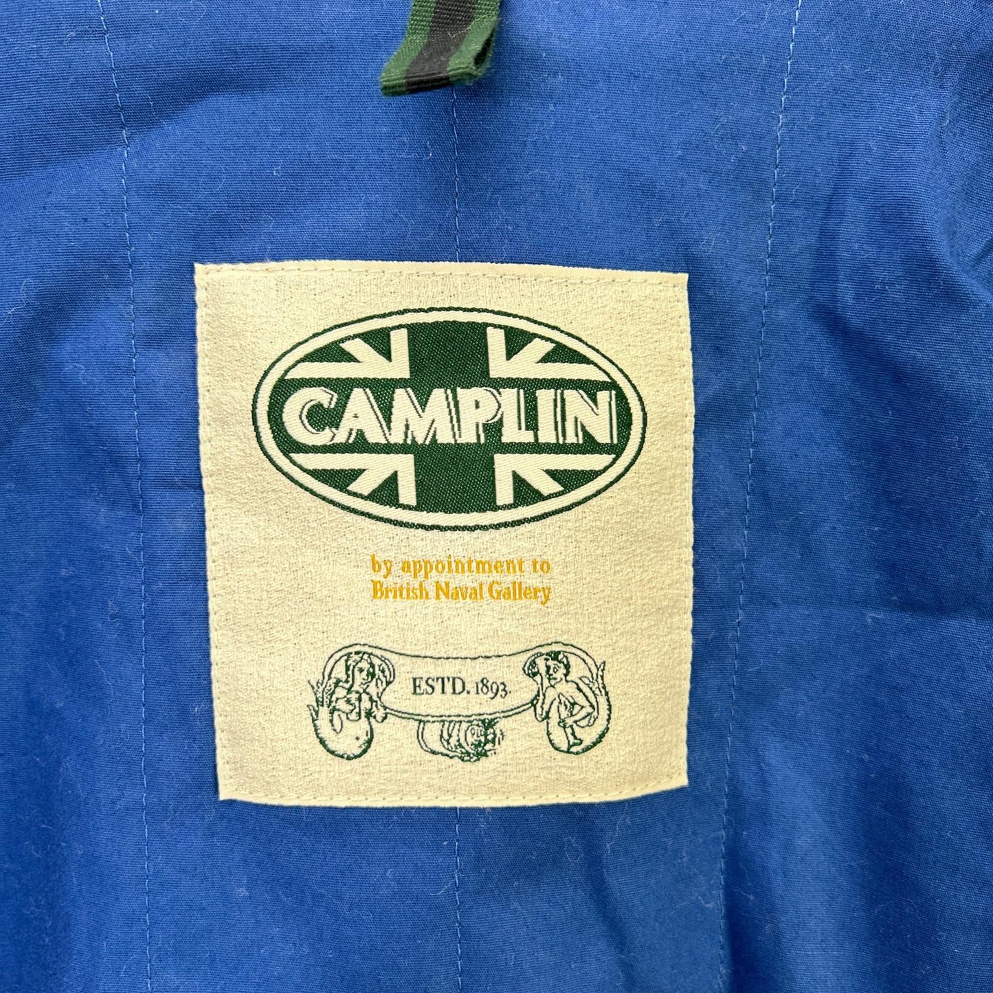 CAMPLIN Blue Double-breasted Wool P-Coat