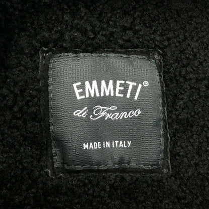 EMMETI Shearling Suede Boa Jacket Size 44