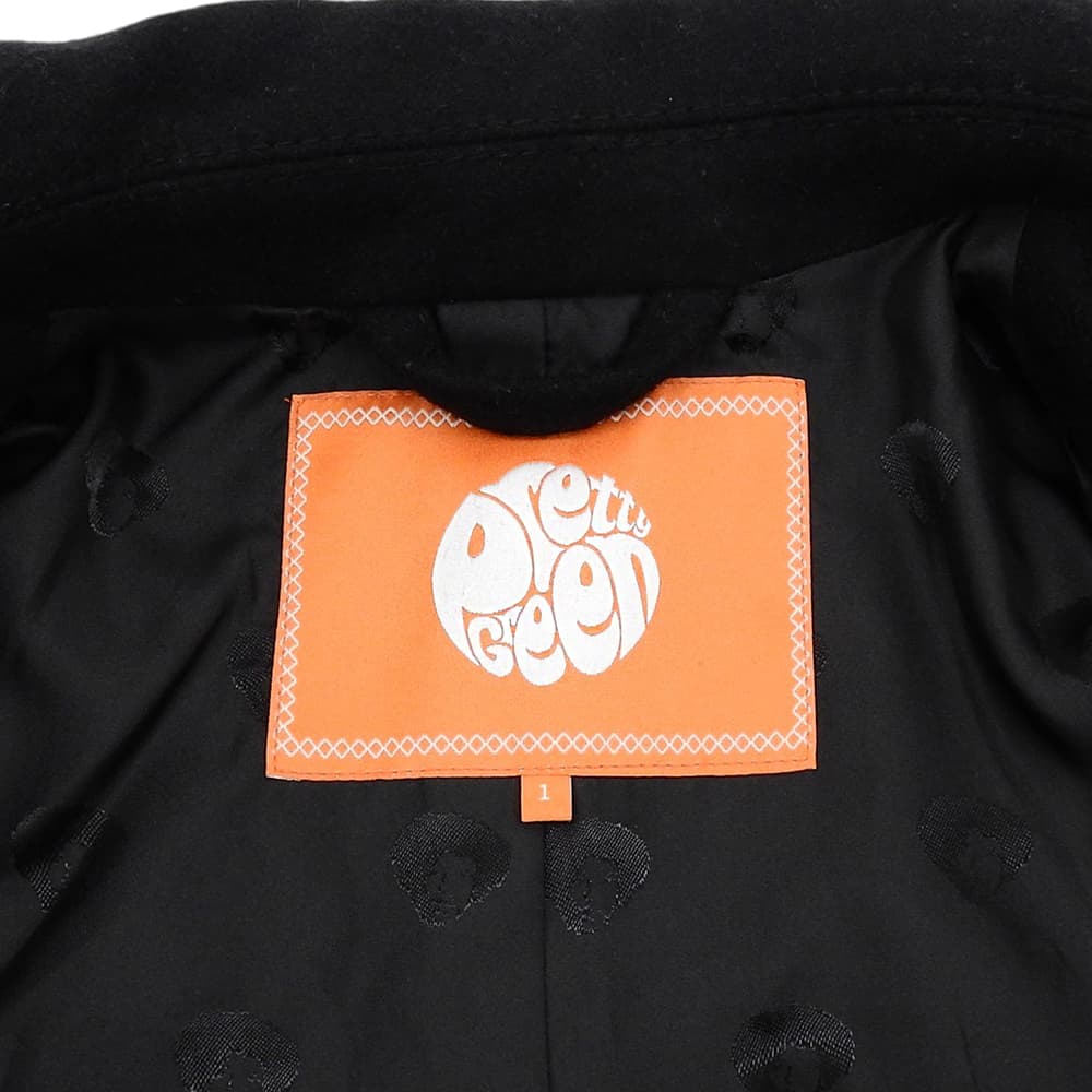 Pretty Green Jimi Hendrix Black Coat Size 1
