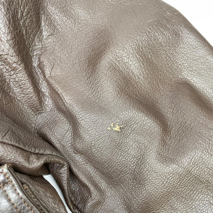 US NAVY 60s Brown Leather G-1 Flight Jacket Size 42