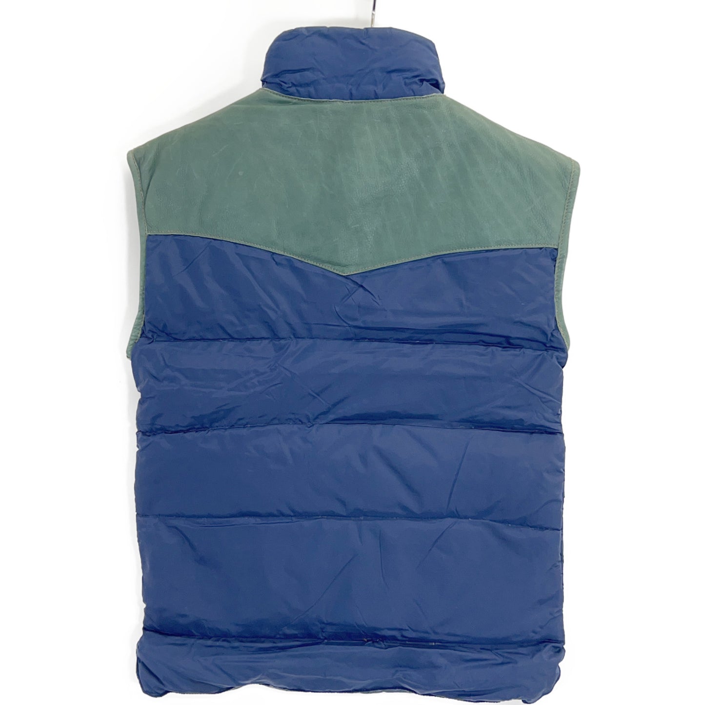 M.I.H Green Blue Remake Down Vest