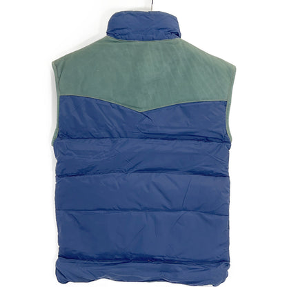 M.I.H Green Blue Remake Down Vest