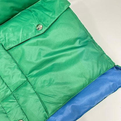 Green Blue Brown Belt Remake Down Vest