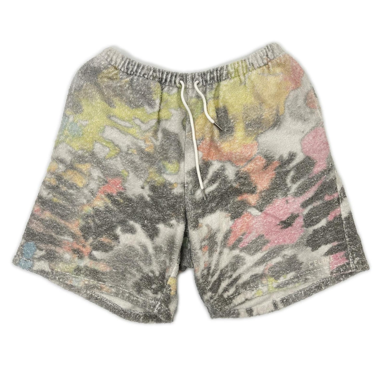 CELINE 24SS Multi Terry Cotton Shorts Size M