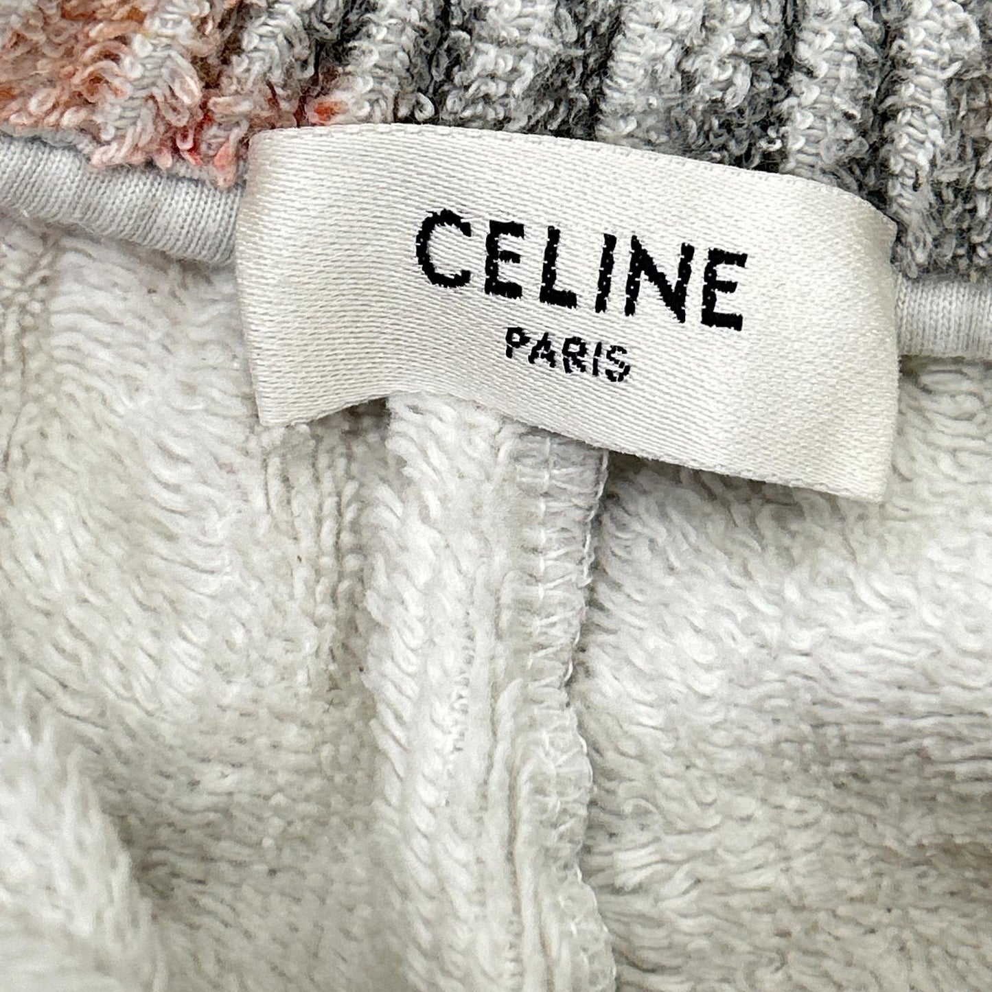 CELINE 24SS Multi Terry Cotton Shorts Size M