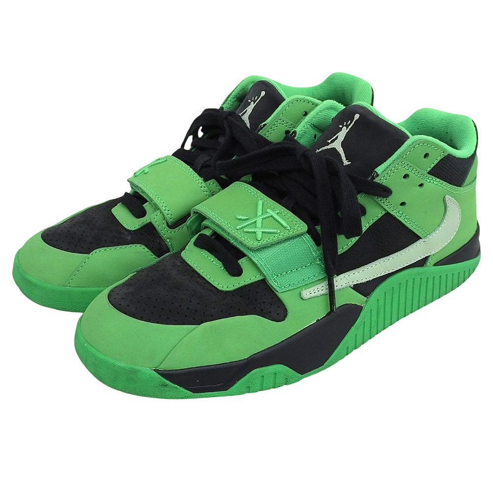 NIKE CJ1 T-REXX Jumpman Green Leather Sneakers Size 10.5(US)