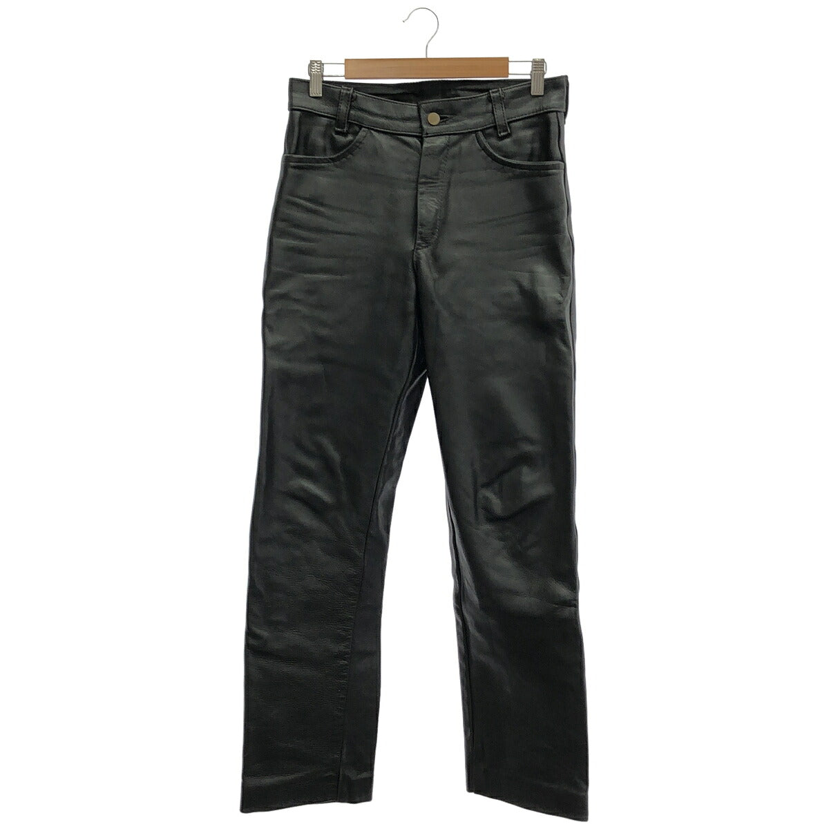 VANSON Black Leather Pants Size 31