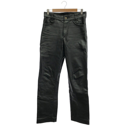 VANSON Black Leather Pants Size 31