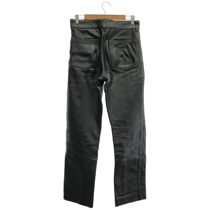 VANSON Black Leather Pants Size 31