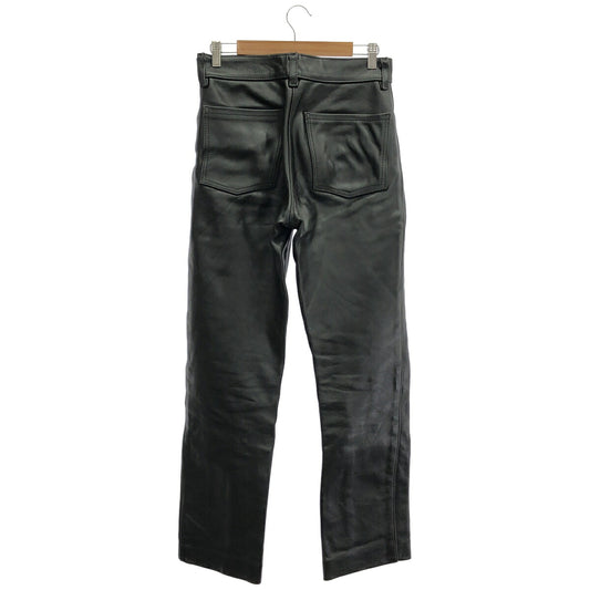 VANSON Black Leather Pants Size 31