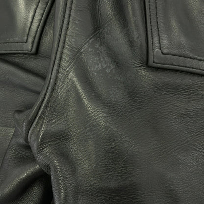 VANSON Black Leather Pants Size 31