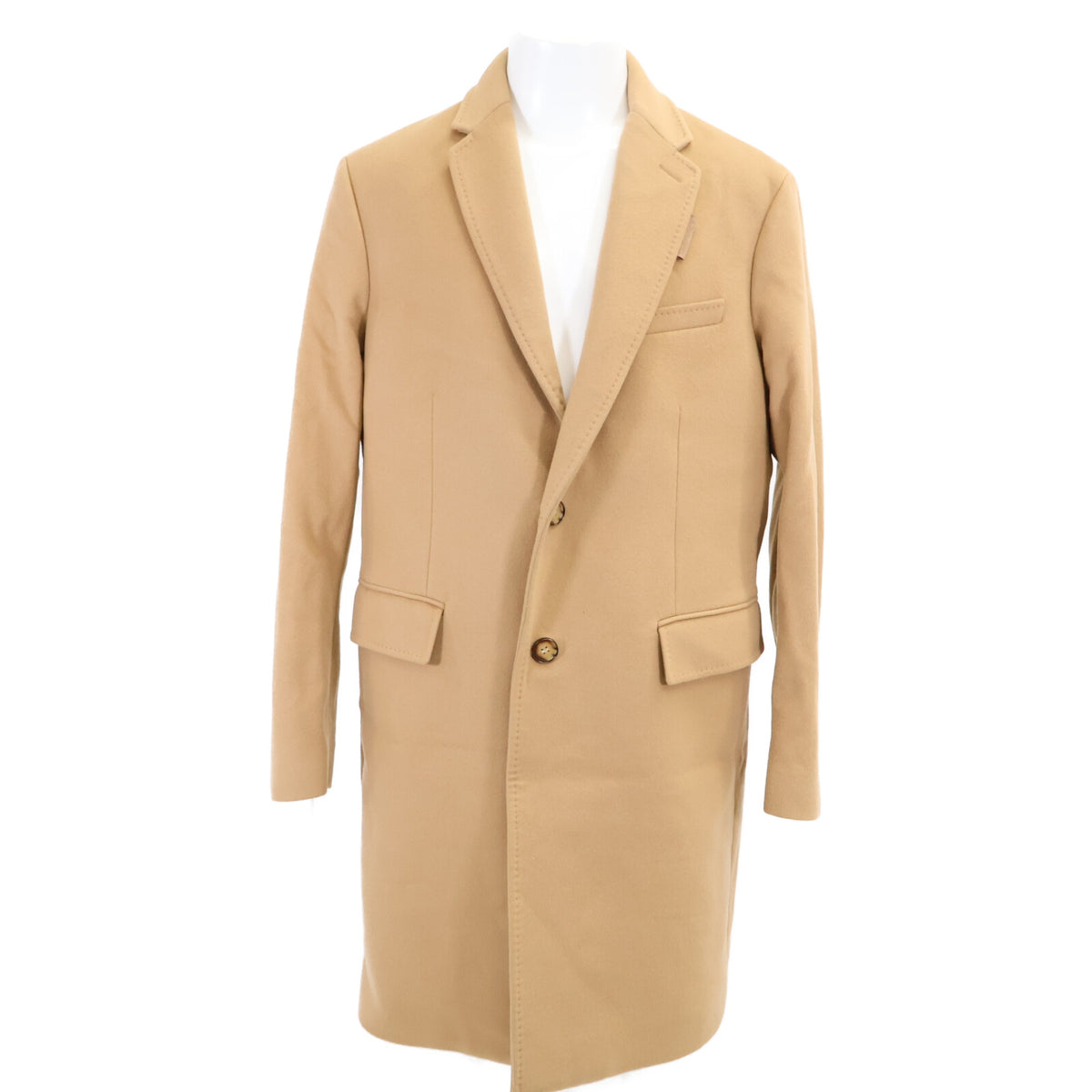 BURBERRY Cashmere Blend Wool Notched Lapel Coat Size 50