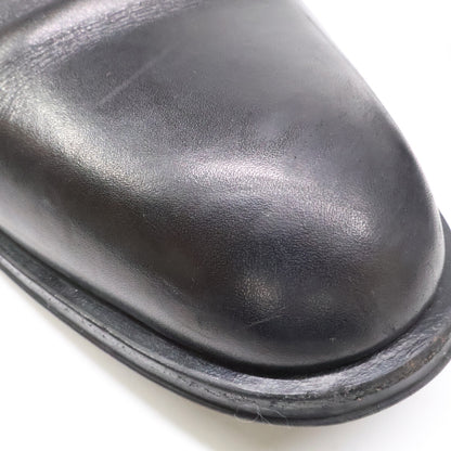 LOUIS VUITTON Wall Street Line Epi Derby Shoes Black Sneakers Size 8