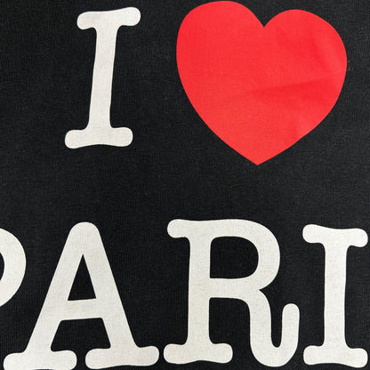 BALENCIAGA Black "I LOVE PARIS" T-Shirt Size XS