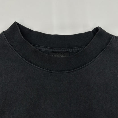 BALENCIAGA Black "I LOVE PARIS" T-Shirt Size XS