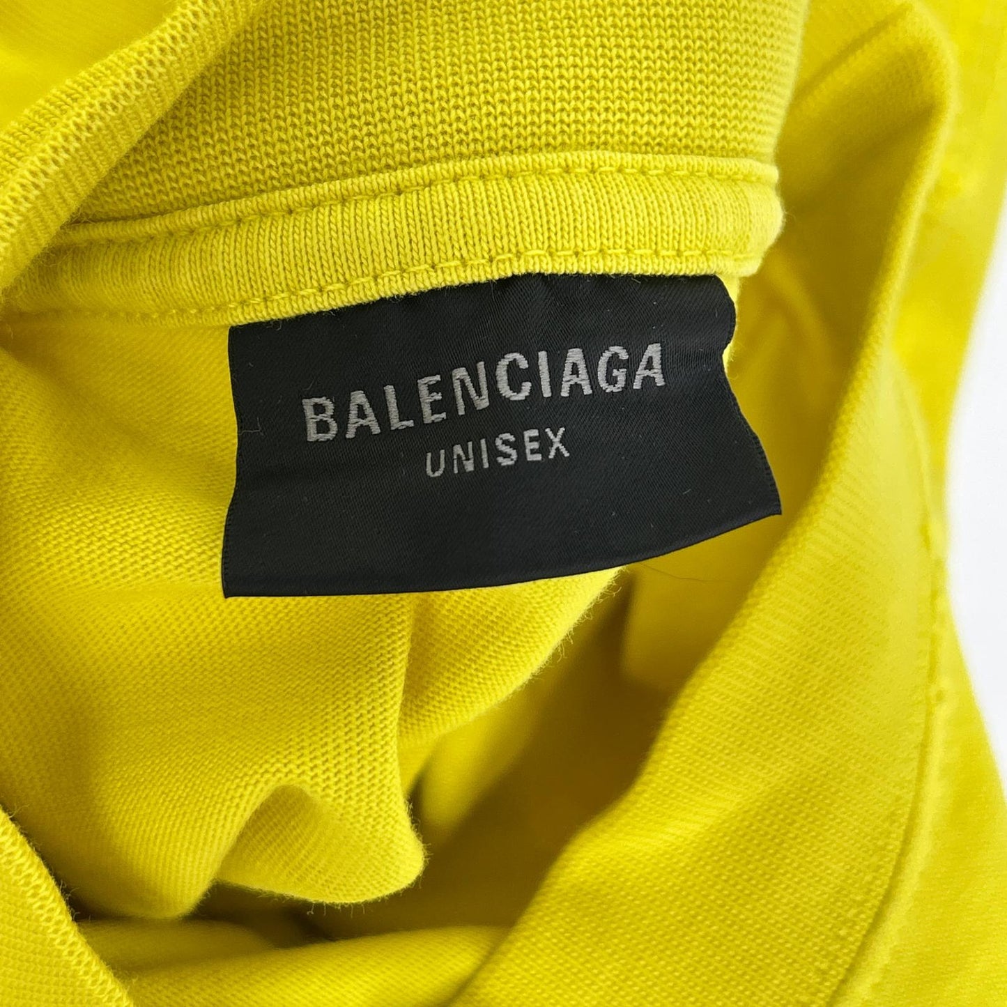 BALENCIAGA Yellow DARKWAVE Oversized T-Shirt Size L