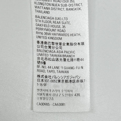BALENCIAGA Yellow DARKWAVE Oversized T-Shirt Size L