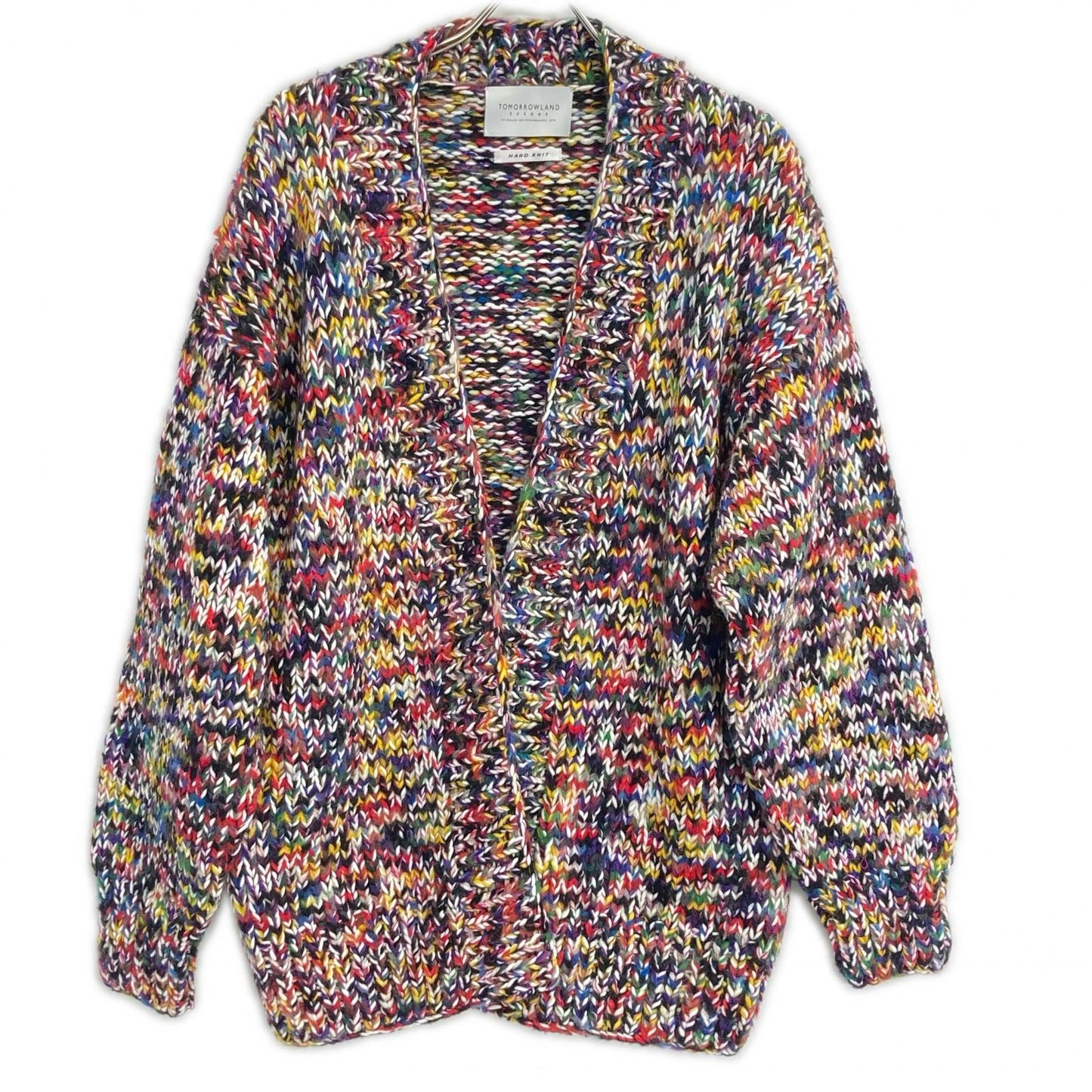 TOMORROWLAND Multi Mixed Yarn Cardigan Jacket Size F