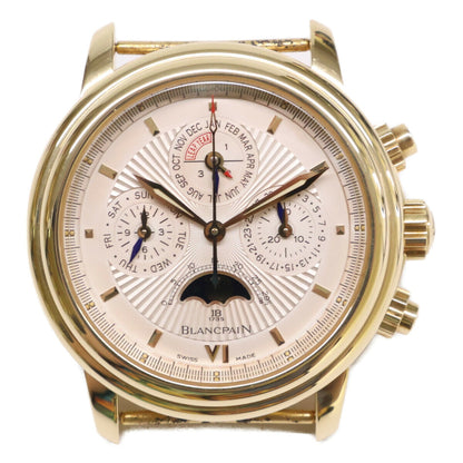 BLANCPAIN 18K Leman Perpetual Calendar Moonphase Watch
