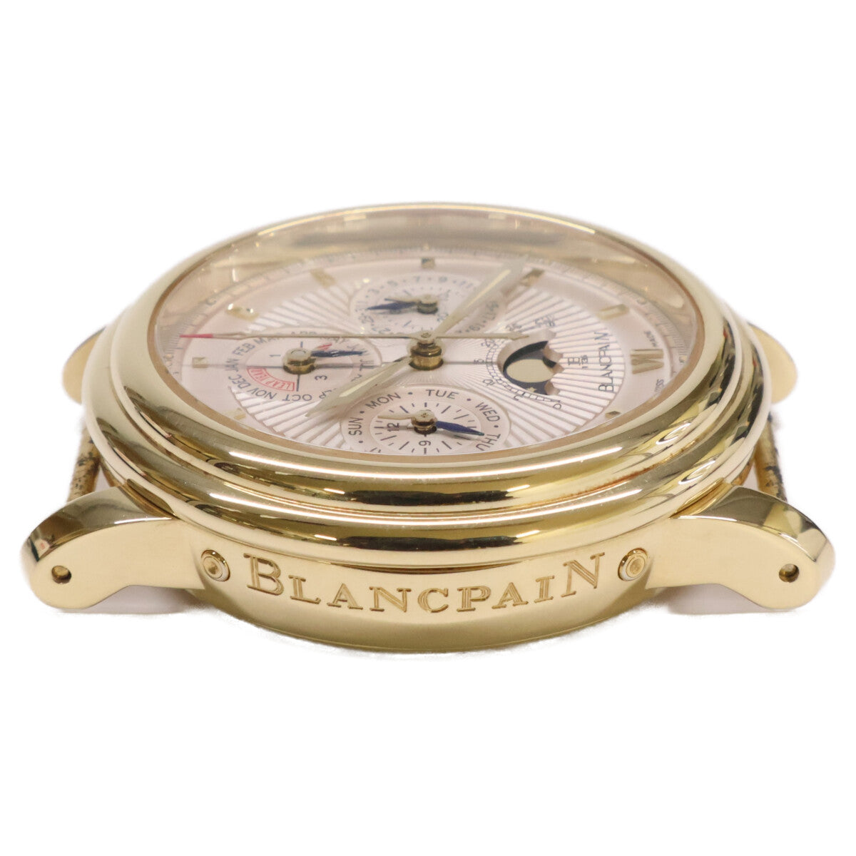 BLANCPAIN 18K Leman Perpetual Calendar Moonphase Watch