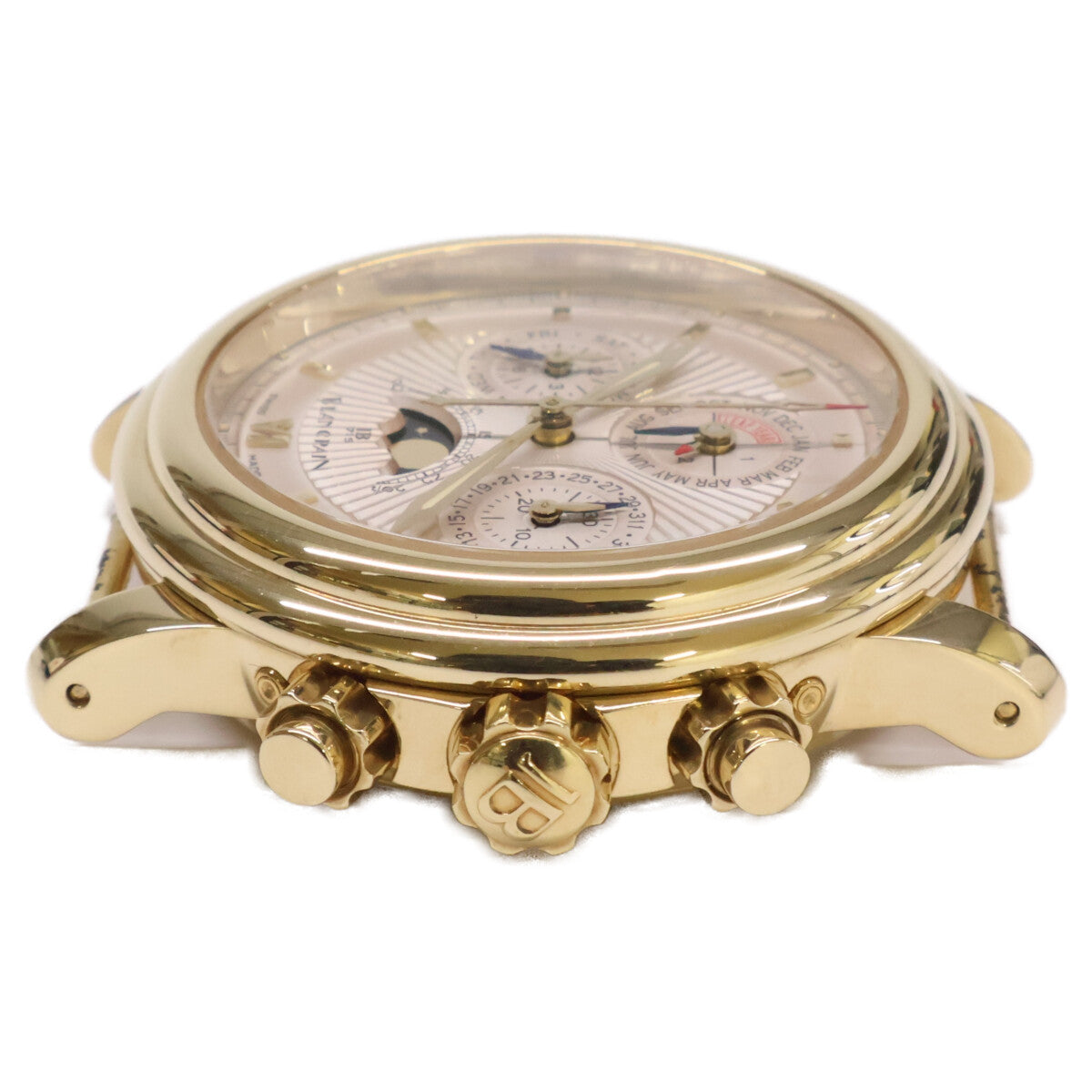 BLANCPAIN 18K Leman Perpetual Calendar Moonphase Watch