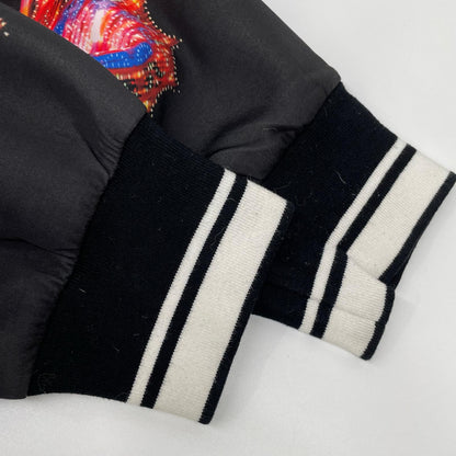DOLCE&GABBANA Black All-Over Pattern Sweatshirt Size 46
