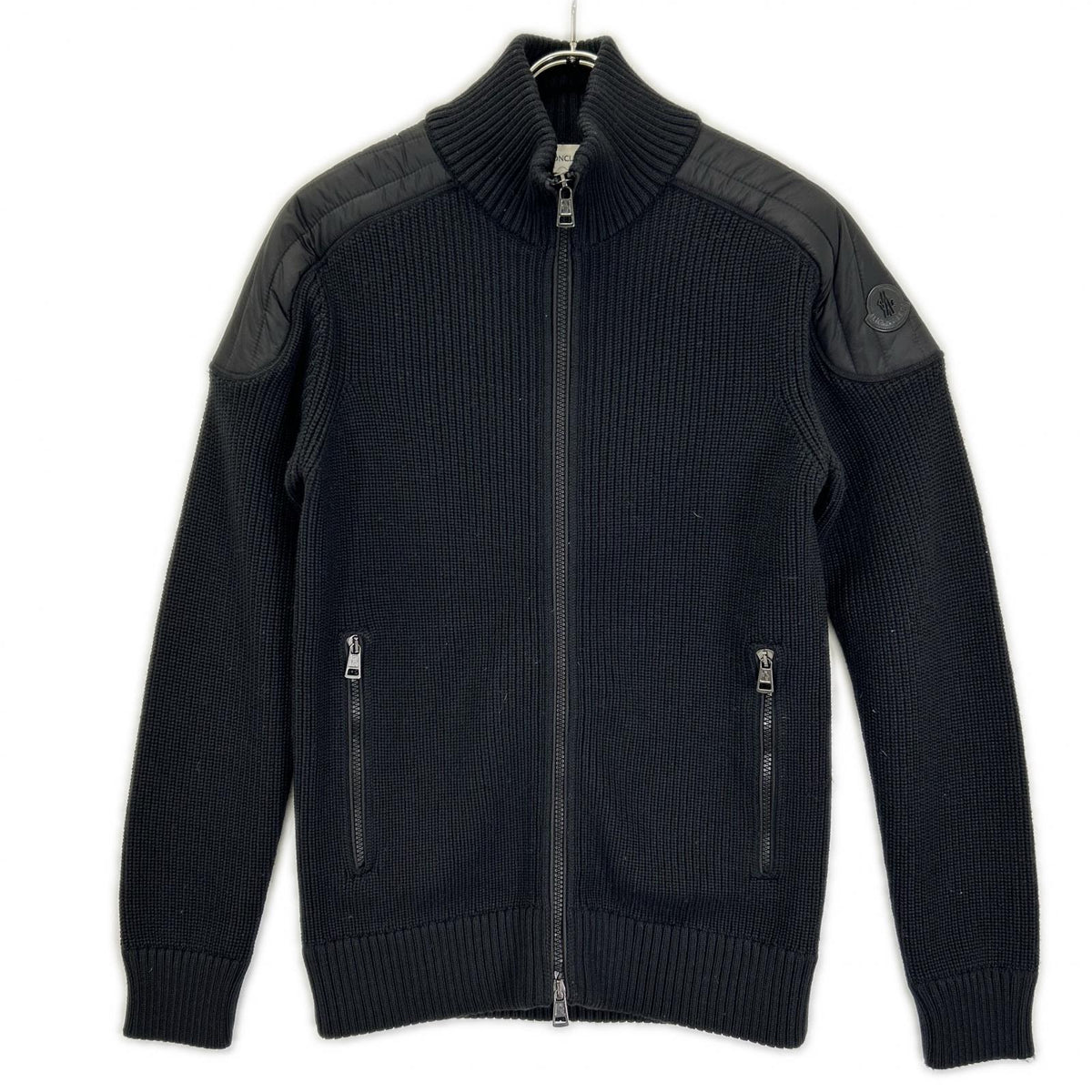 MONCLER Maglione Tricot Knit Cardigan Jacket Black Size M