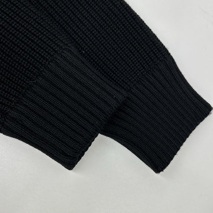 MONCLER Maglione Tricot Knit Cardigan Jacket Black Size M