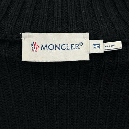 MONCLER Maglione Tricot Knit Cardigan Jacket Black Size M