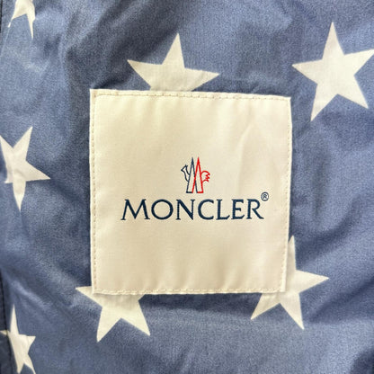 MONCLER Navy CAPBRETON Star Pattern Nylon Jacket