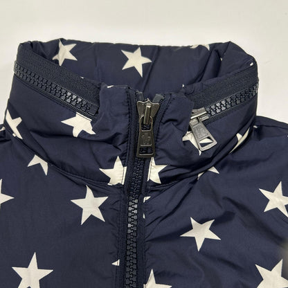 MONCLER Navy CAPBRETON Star Pattern Nylon Jacket