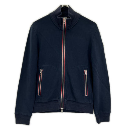 MONCLER Navy Maglia Cardigan Cotton Sweatshirt Size M