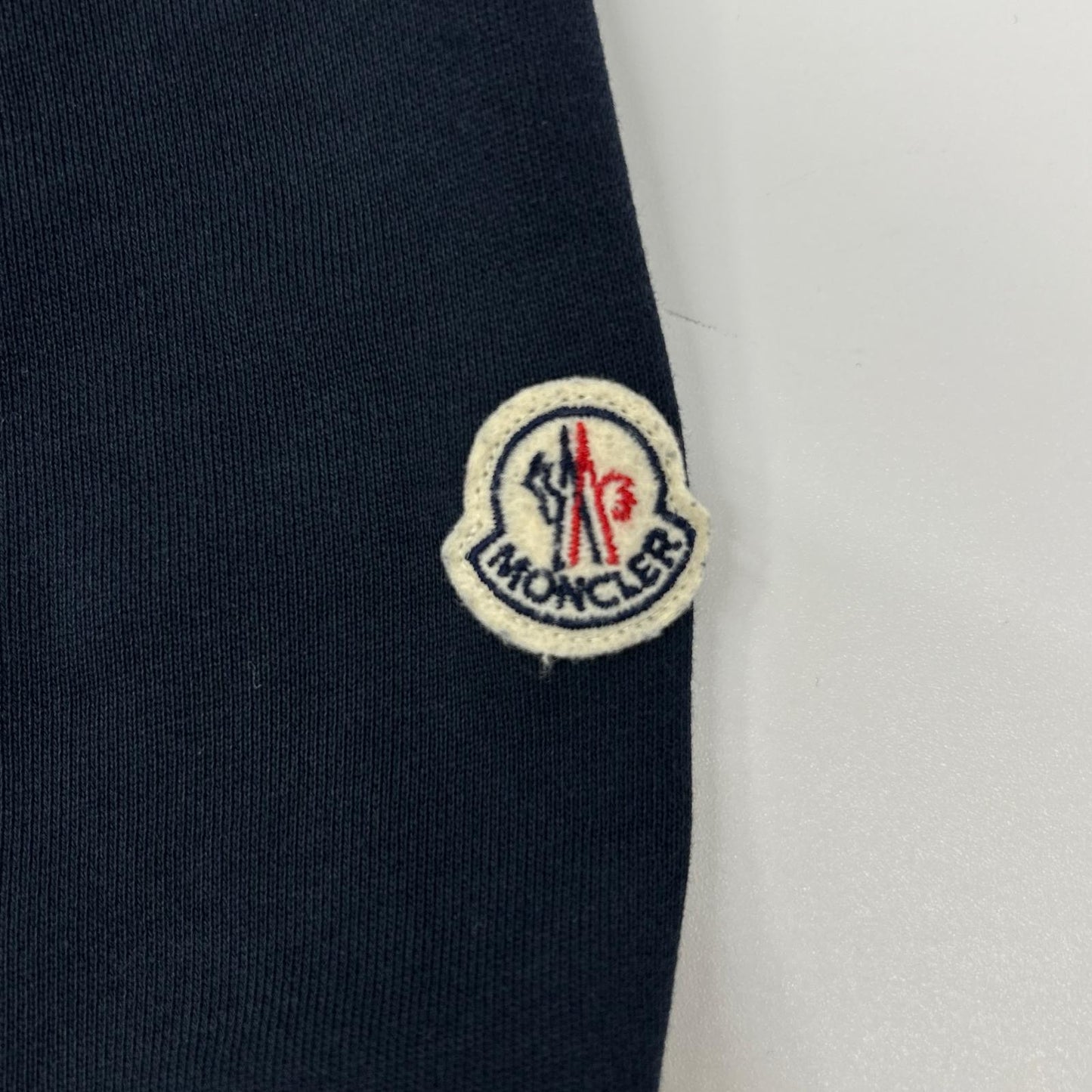 MONCLER Navy Maglia Cardigan Cotton Sweatshirt Size M