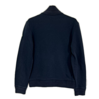 MONCLER Navy Maglia Cardigan Cotton Sweatshirt Size M