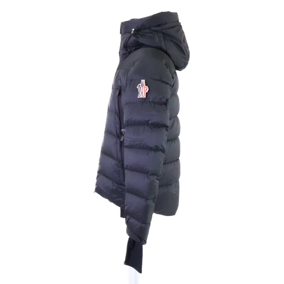 MONCLER 23' GRENOBLE CAMURAC Hooded Down Jacket Black Size 1