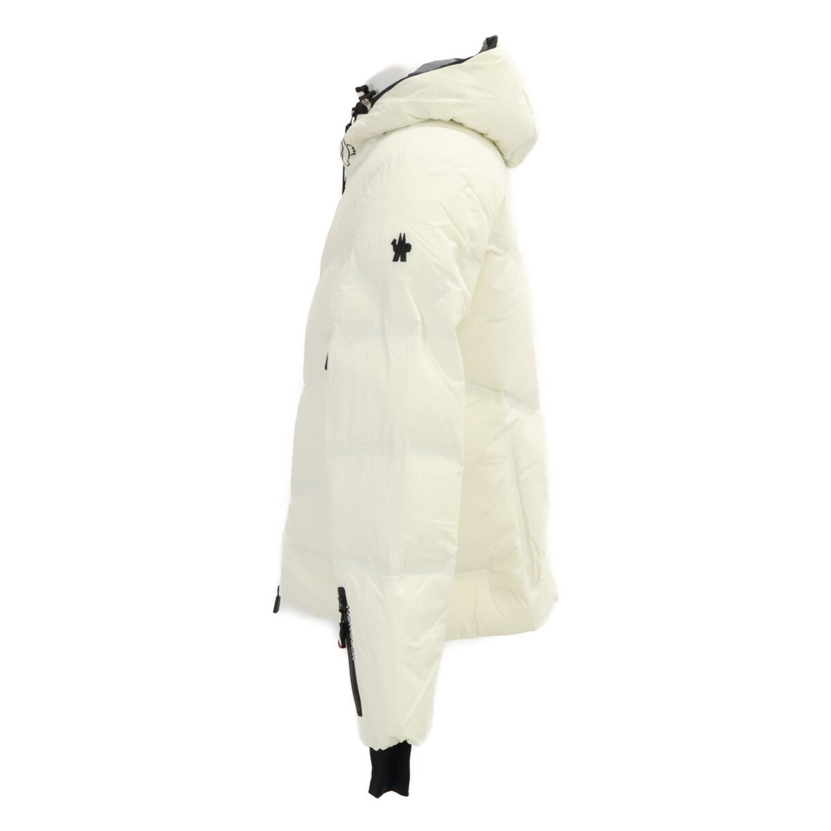 MONCLER Grenoble ARCESAZ Hooded Down Jacket White Size 1
