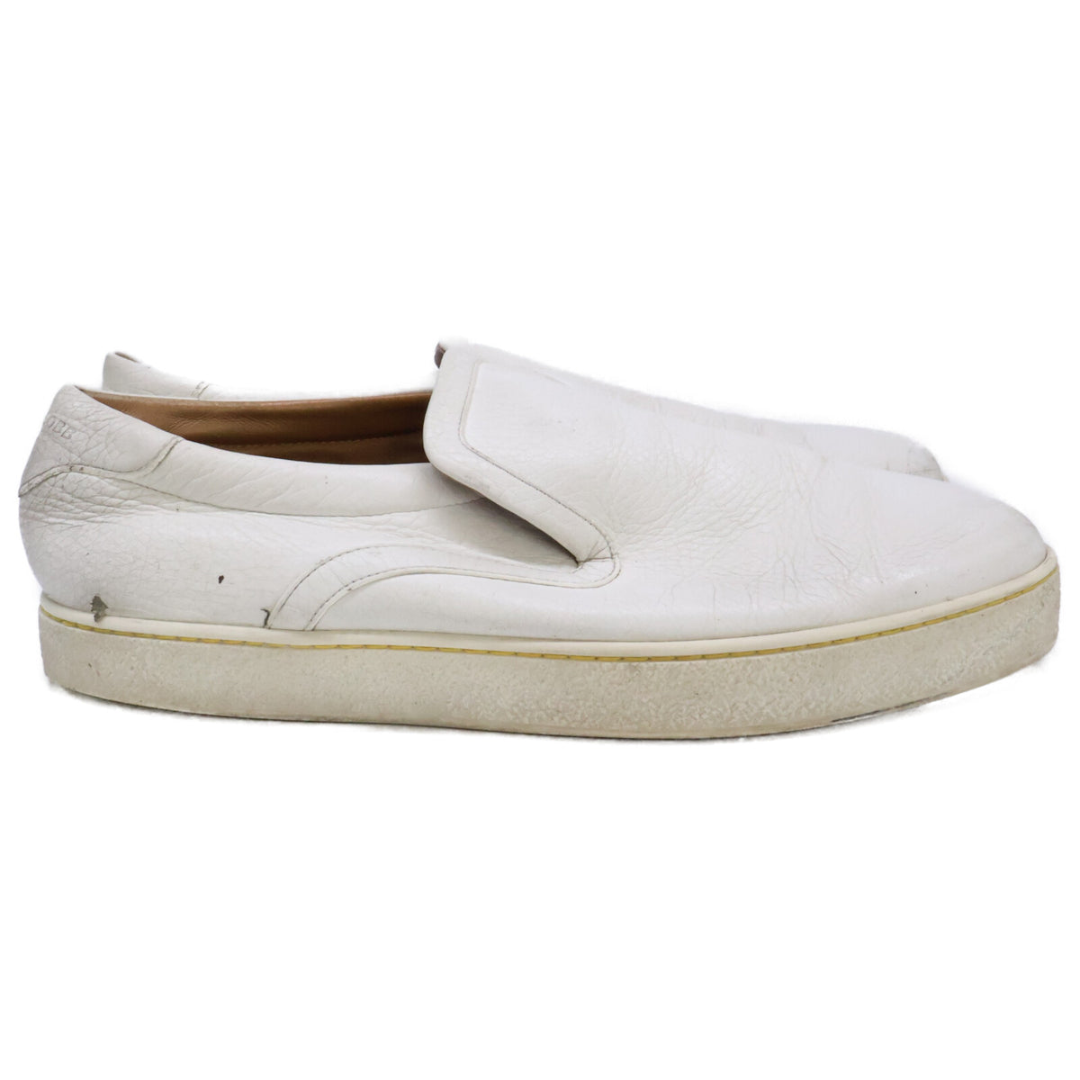 JOHNLOBB HAVEN 0318 Last Leather Slip-Ons White Size 11