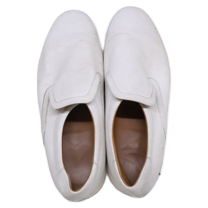 JOHNLOBB HAVEN 0318 Last Leather Slip-Ons White Size 11